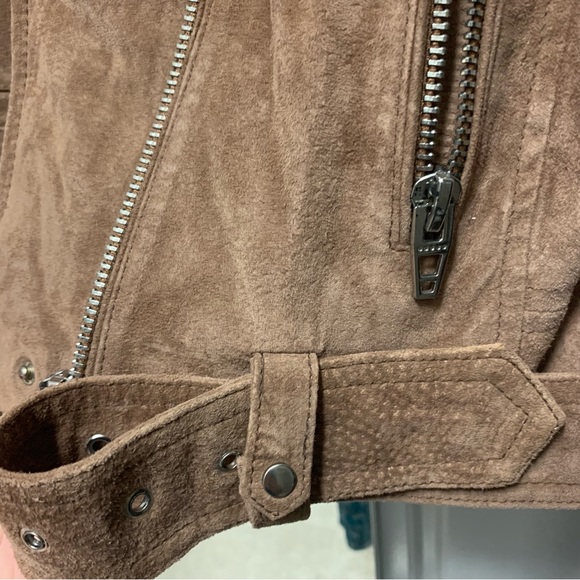 BLANK NYC Suede Moto Jacket - size L (runs small!) - Picture 7 of 9